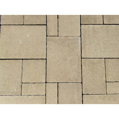 Тротуарная плитка Мюнхен 279x209x60мм Желтый #1