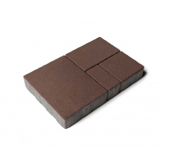 Тротуарная плитка Мюнхен 279x209x60мм Коричневый