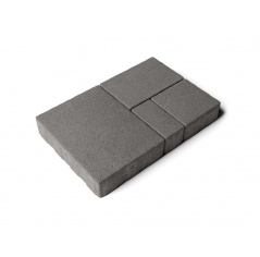 Тротуарная плитка Мюнхен 279x209x60мм Черный