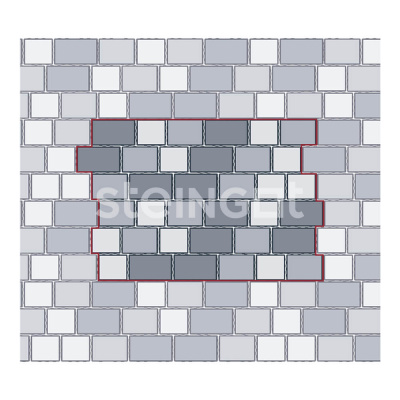 Тротуарная плитка Steingot Новый город Травертин #2