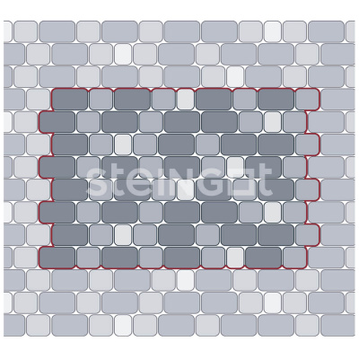 Тротуарная плитка Steingot Классика Желтая #3