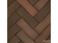 Клинкерная брусчатка Глазго темно-красный флэш Лонг 250x80x50 мм ##1