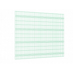 Секция сварная 3D/Гиттер ППК RAL 6005 (зел) 1730*2500, d3 55*200
