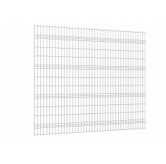 Секция сварная 3D/Гиттер ППК RAL7024 (графит) 1530*2500, d3 55*200