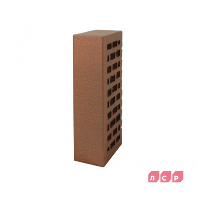 Кирпич лицевой керамический ЛСР пустотелый красный флэшинг ультра гладкий 250x120x65 мм #3