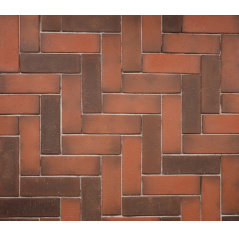 Брусчатка красная флэш 