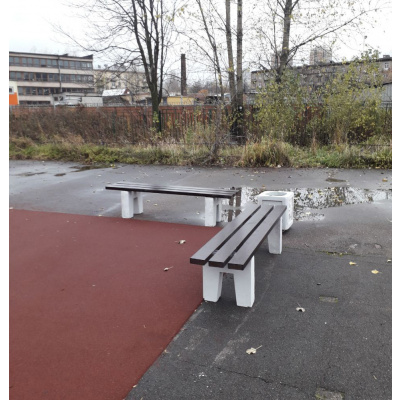 Скамейка бетонная без спинки #3