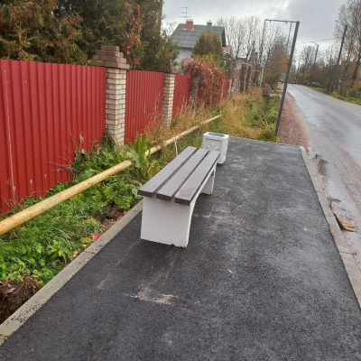 Скамейка бетонная тяжелая #3