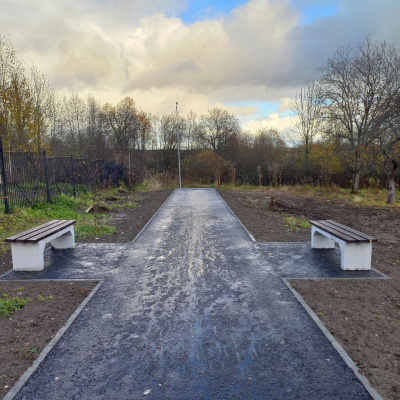 Скамейка бетонная тяжелая #4