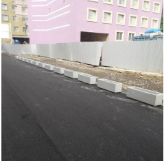 Вазон бетонный прямоугольный