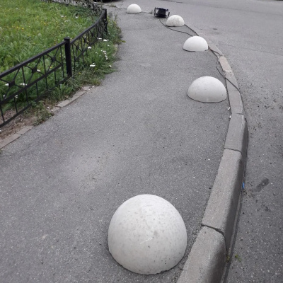 Бетонная полусфера #1