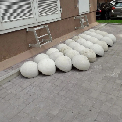 Бетонная полусфера #3