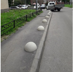 Бетонная полусфера