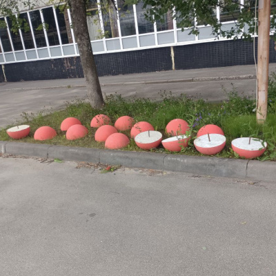 Бетонная полусфера #2