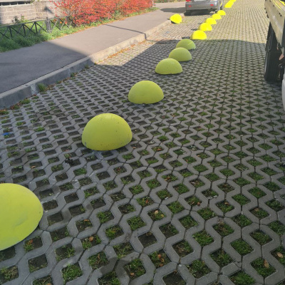 Бетонная полусфера #1