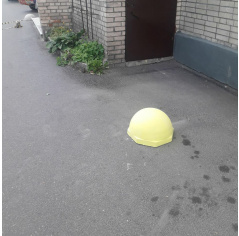 Бетонная полусфера