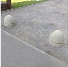Бетонная полусфера
