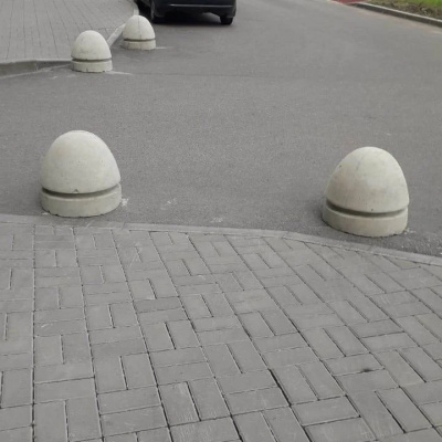 Бетонная полусфера #1