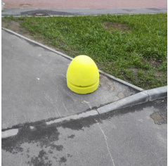 Бетонная полусфера
