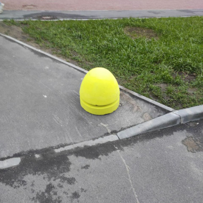 Бетонная полусфера #1