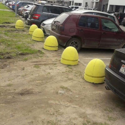 Бетонная полусфера #1