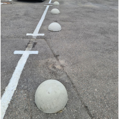 Бетонная полусфера #1