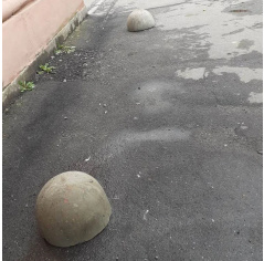 Бетонная полусфера 