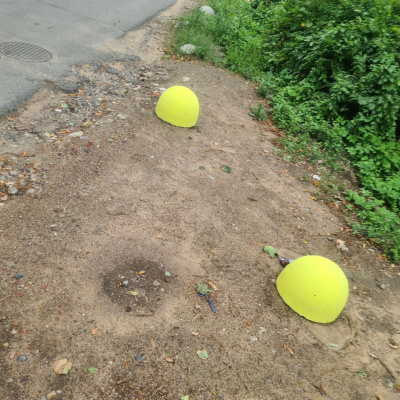 Бетонная полусфера #1