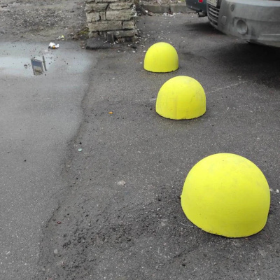 Бетонная полусфера #1