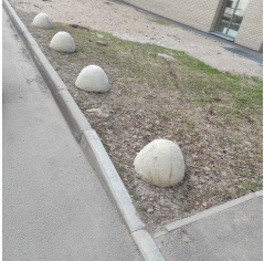Бетонная полусфера 