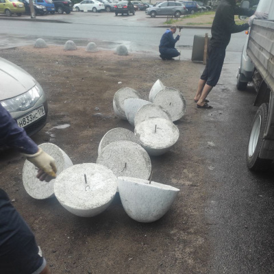 Бетонная полусфера #2