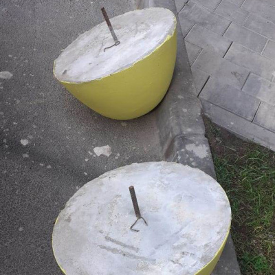 Бетонная полусфера #2