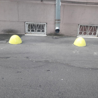 Бетонная полусфера #1