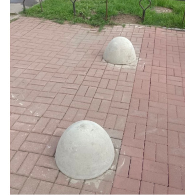 Полусфера бетонная ПБВ.500А #1