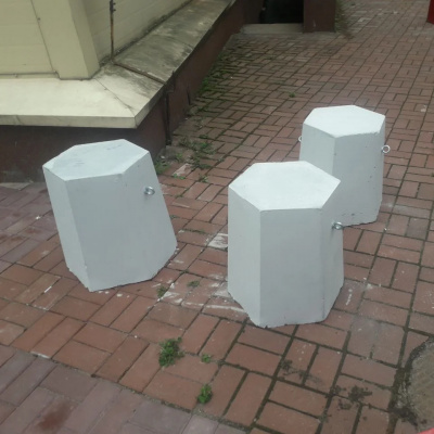 Бетонная полусфера #1