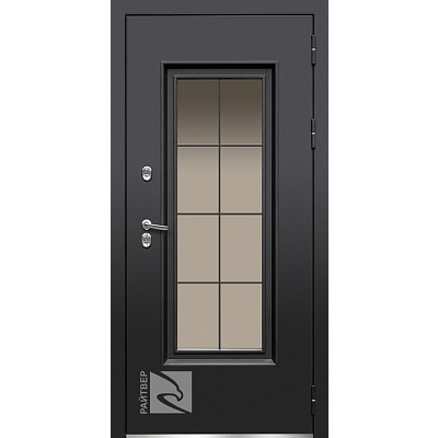 Входная дверь Англия 9005 Термо, Белый матовый, 980x2080, левое #2