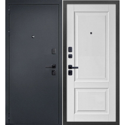 Входная дверь Брест, Белый матовый, 860/2050, правое #1