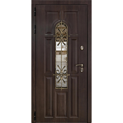Входная дверь Лион Термо Темный орех, 960/2050, правое #1