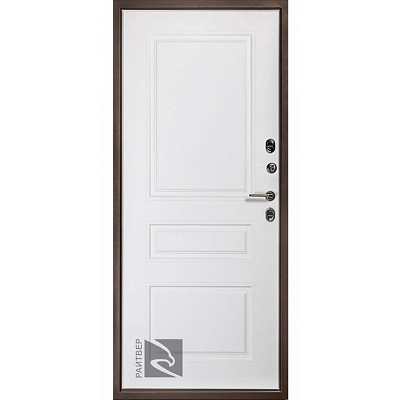 Входная дверь Прадо Термо Ясень белый, 980x2080, левое #1