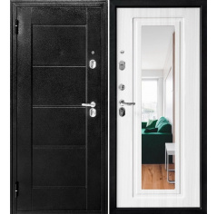 Входная дверь Форпост 75 Зеркало, 960/2050, правое