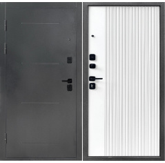 Входная дверь Форпост Монблан белый софт, 860/2050, правое