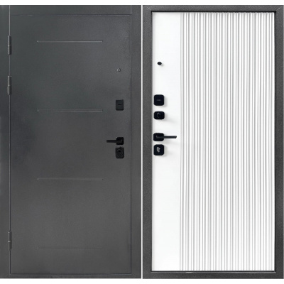 Входная дверь Форпост Монблан белый софт, 860/2050, правое #1