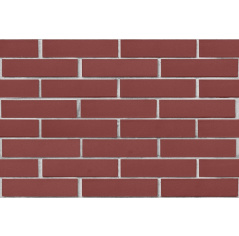 Кирпич лицевой керамический ЛСР пустотелый винный 1 NF гладкий