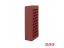 Кирпич лицевой керамический ЛСР пустотелый винный 1 NF гладкий ##4