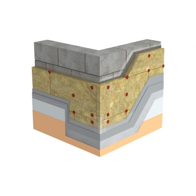 Плита минераловатная ТЕХНОНИКОЛЬ Технофас Оптима 1200х600х80 мм 3 шт #2
