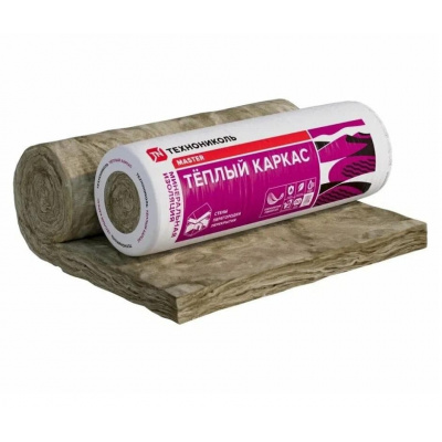 Мат минераловатный ТЕХНОНИКОЛЬ 37 RN Тёплый каркас, 4000x1220x150 мм, 4,88 м2 #2