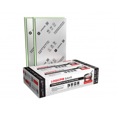 Плита теплоизоляционная LOGICPIR Баня ТЕХНОНИКОЛЬ Ф/Ф Г1 L-1190х590х30 мм, L-кромка