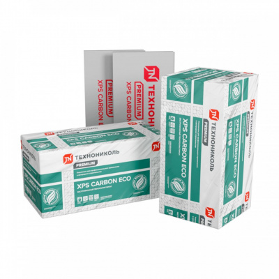 Экструзионный пенополистирол (XPS) ТЕХНОНИКОЛЬ Carbon Eco 1180х580х40 мм, 10 шт #1