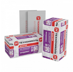 Экструдированный пенополистирол (XPS) 250 ТЕХНОПЛЕКС Фундамент 1180х580х100 мм, L-кромка, 4 шт