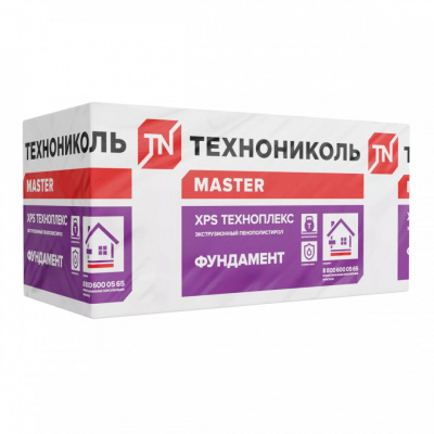 Экструдированный пенополистирол (XPS) 250 ТЕХНОПЛЕКС Фундамент 1180х580х100 мм, L-кромка, 4 шт #2
